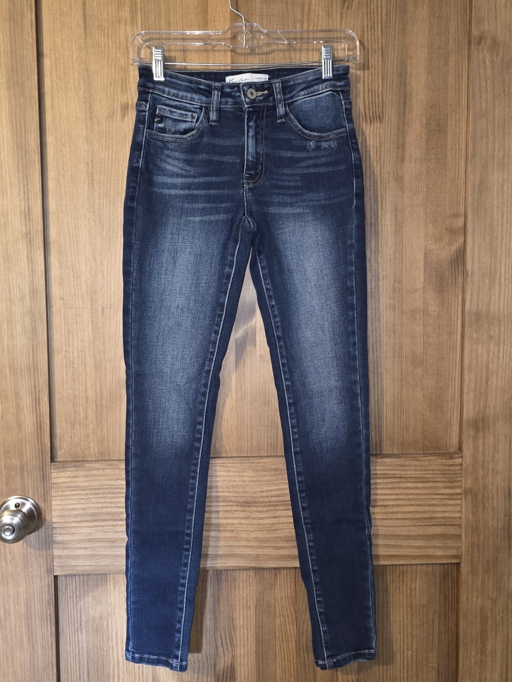 KanCan Women's Dark Wash High-Rise Skinny Jeans
